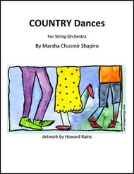 Country Dances Orchestra sheet music cover Thumbnail